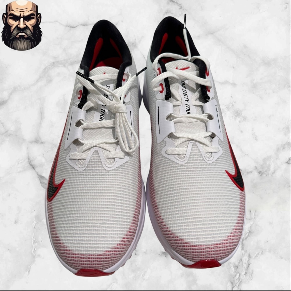 Nike Air Zoom Infinity Tour 2 Golf Red Wide FD0218-101 Men's Size 13 Wide - Picture 4 of 7